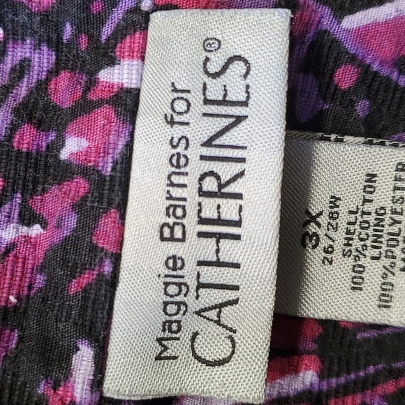MAGGIE Brner for Catherine's.  4X zippered blazer. Great for workplace,  office. - Picture 6 of 10